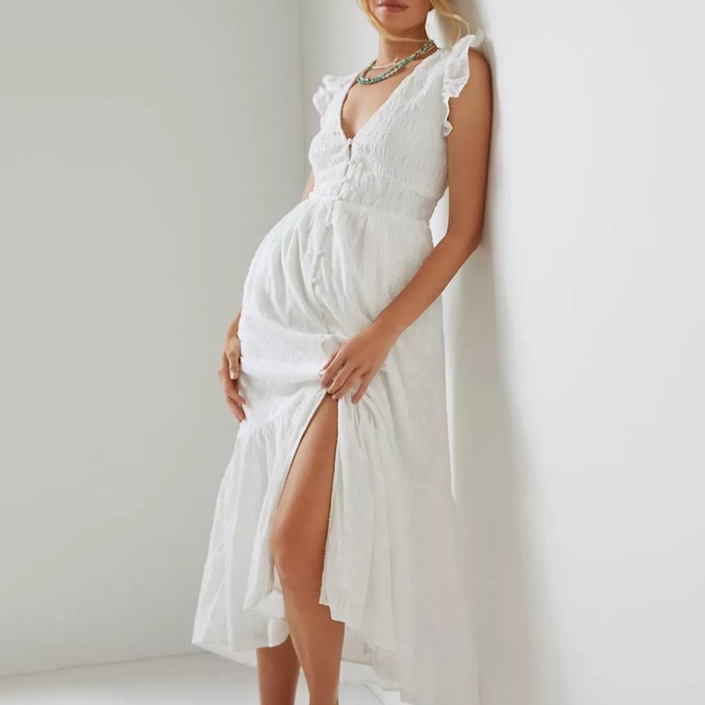 Anthropologie The Peregrine Midi Dress